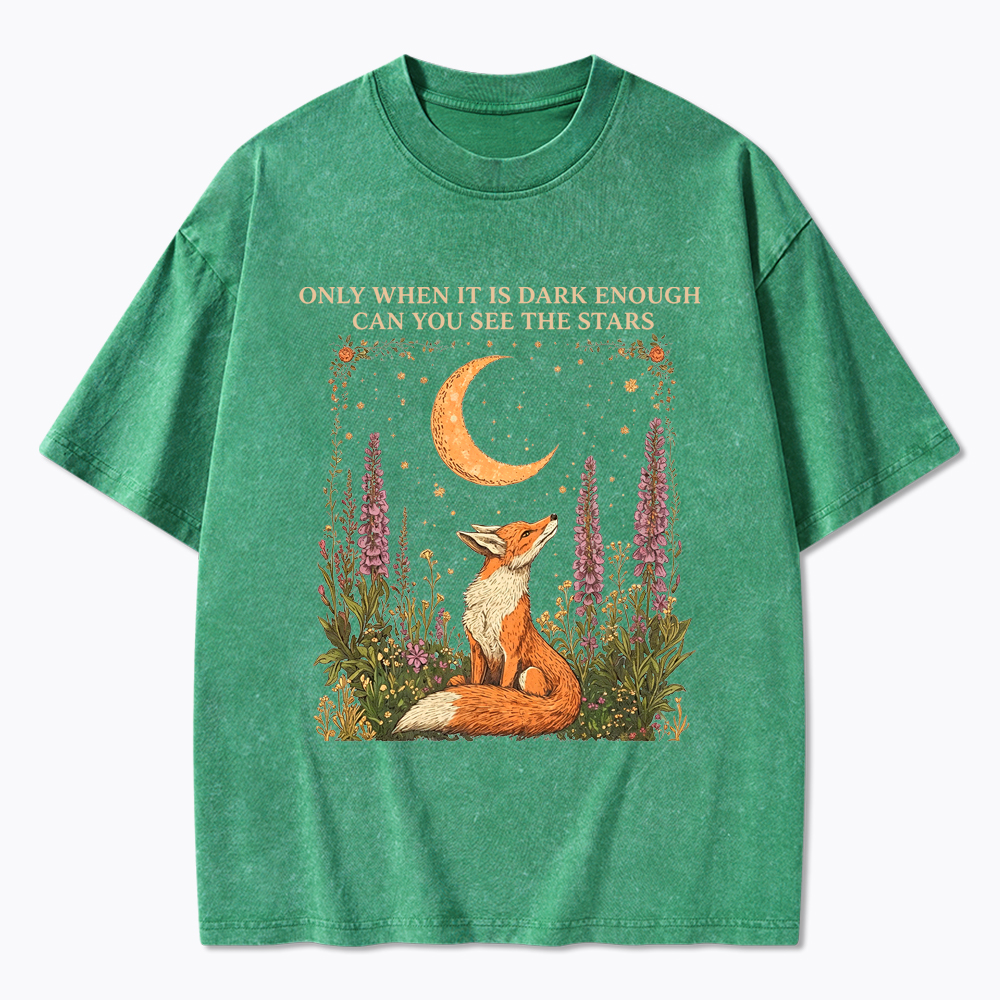 Only When It's Dark Enough Can We See The Stars Human Rights Washed T-Shirt