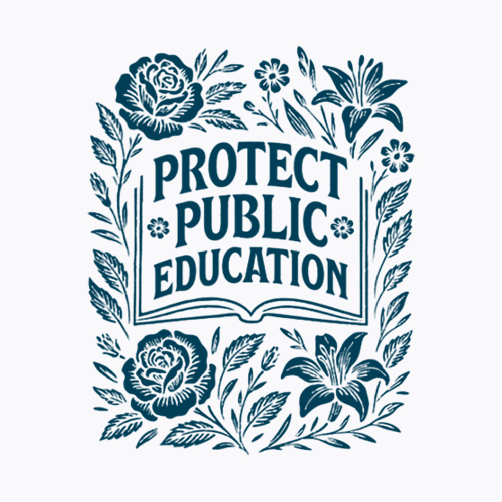 Protect Public Education Washed T-Shirt