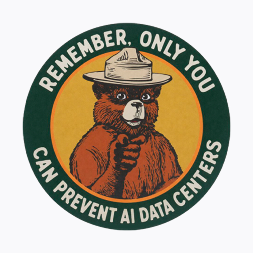 Remember Only You Can Prevent AI Data Centers Washed T-Shirt