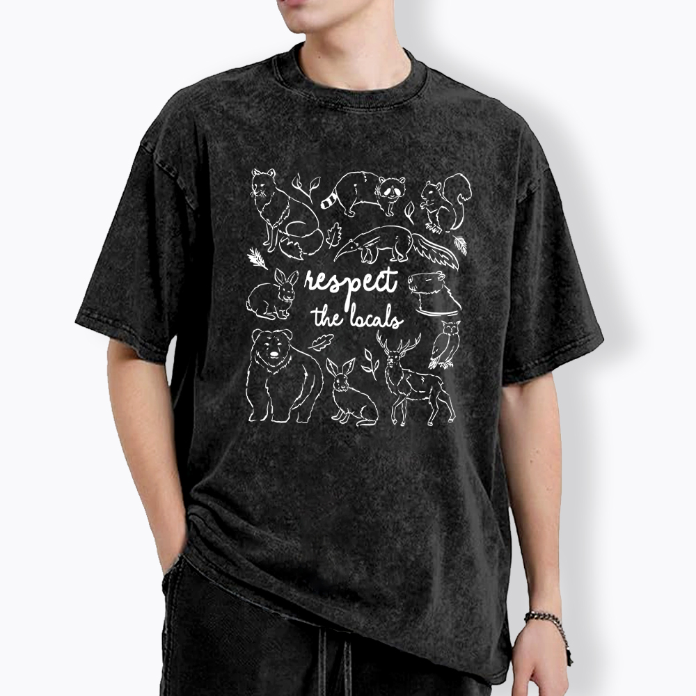 Respect The Locals National Park Washed T-Shirt