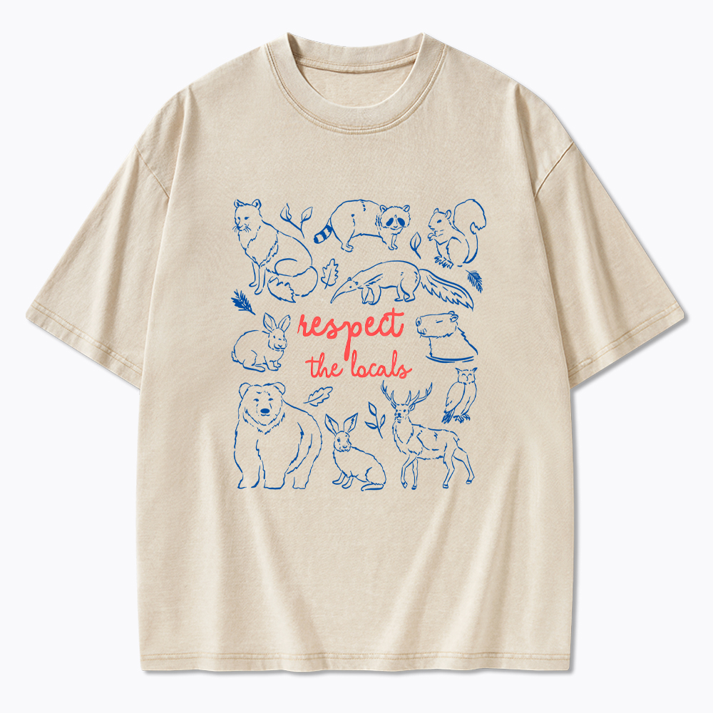 Respect The Locals National Park Washed T-Shirt
