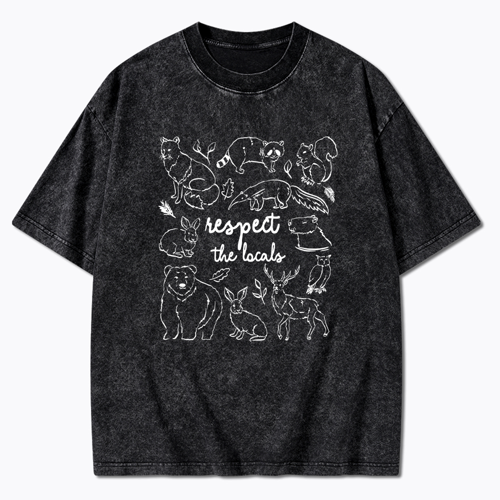 Respect The Locals National Park Washed T-Shirt