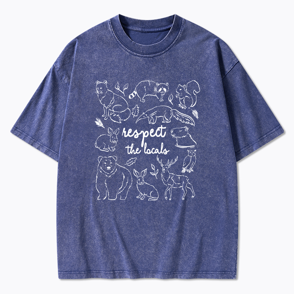 Respect The Locals National Park Washed T-Shirt