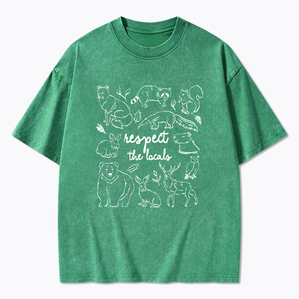 Respect The Locals National Park Washed T-Shirt
