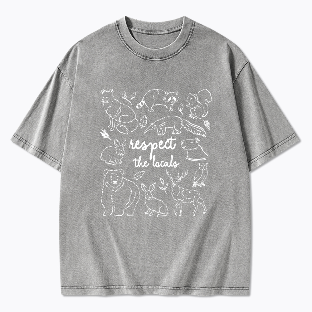 Respect The Locals National Park Washed T-Shirt