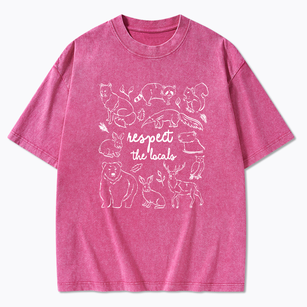 Respect The Locals National Park Washed T-Shirt