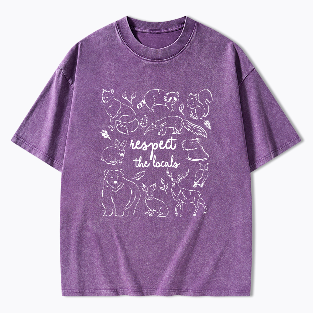 Respect The Locals National Park Washed T-Shirt
