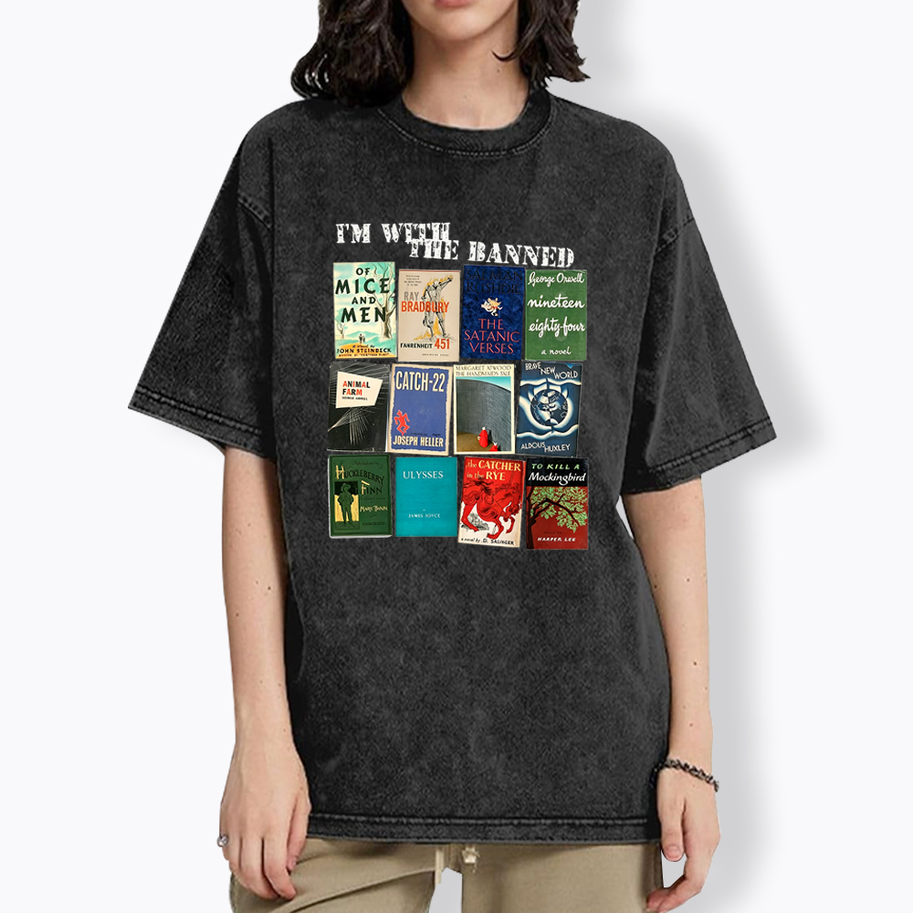 I'm with the Banned Washed T-Shirt