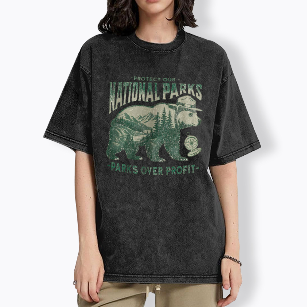 Protect Our National Parks Washed T-Shirt