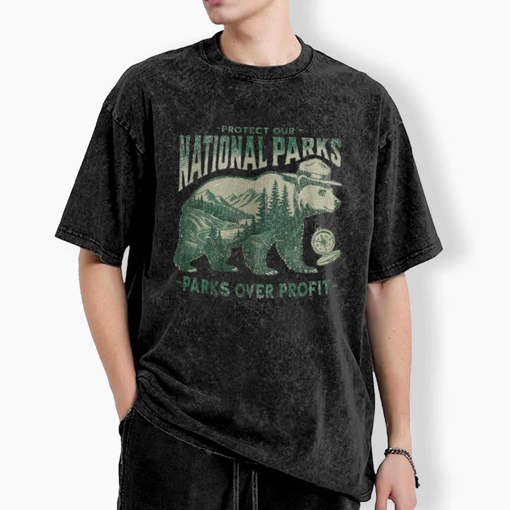 Protect Our National Parks Washed T-Shirt