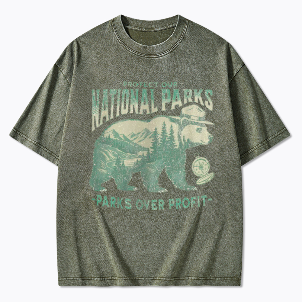 Protect Our National Parks Washed T-Shirt