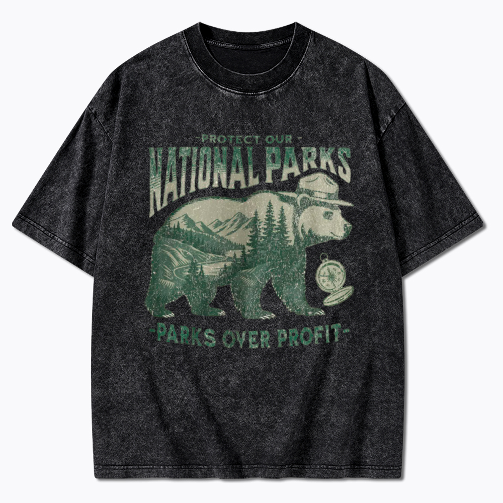 Protect Our National Parks Washed T-Shirt