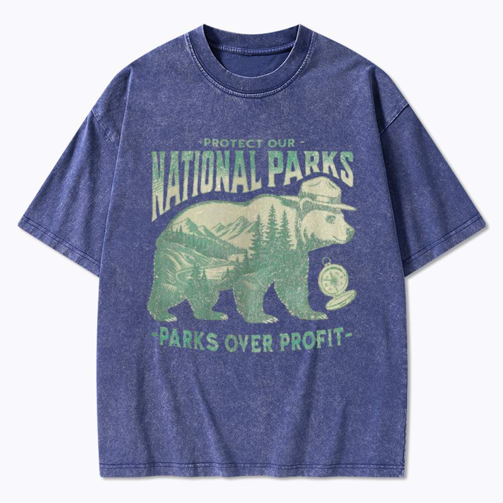 Protect Our National Parks Washed T-Shirt