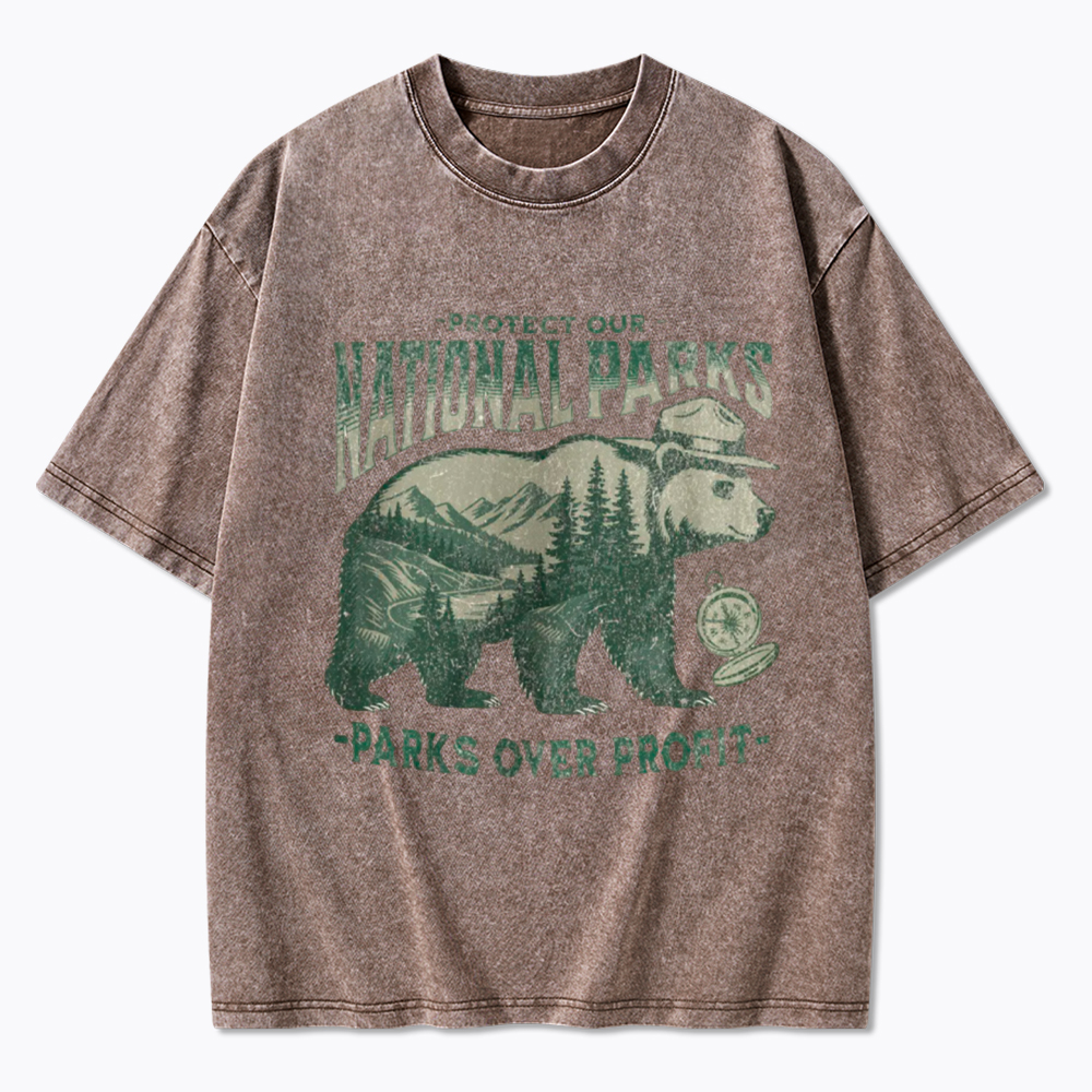 Protect Our National Parks Washed T-Shirt