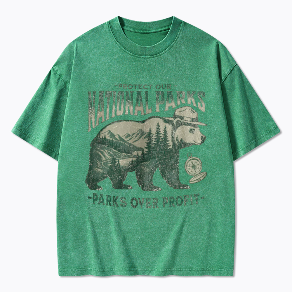 Protect Our National Parks Washed T-Shirt
