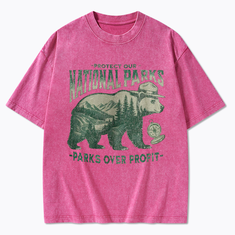 Protect Our National Parks Washed T-Shirt