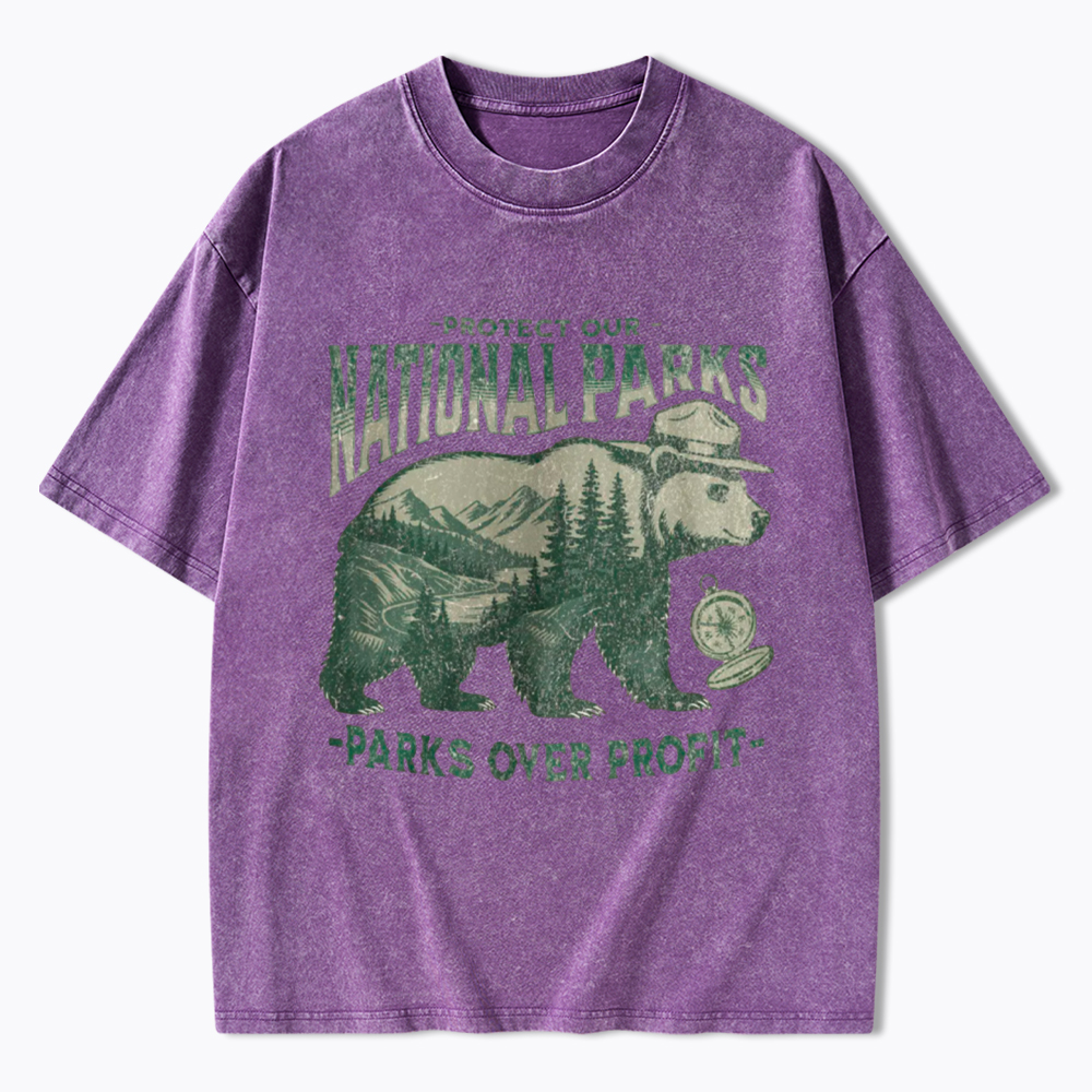Protect Our National Parks Washed T-Shirt