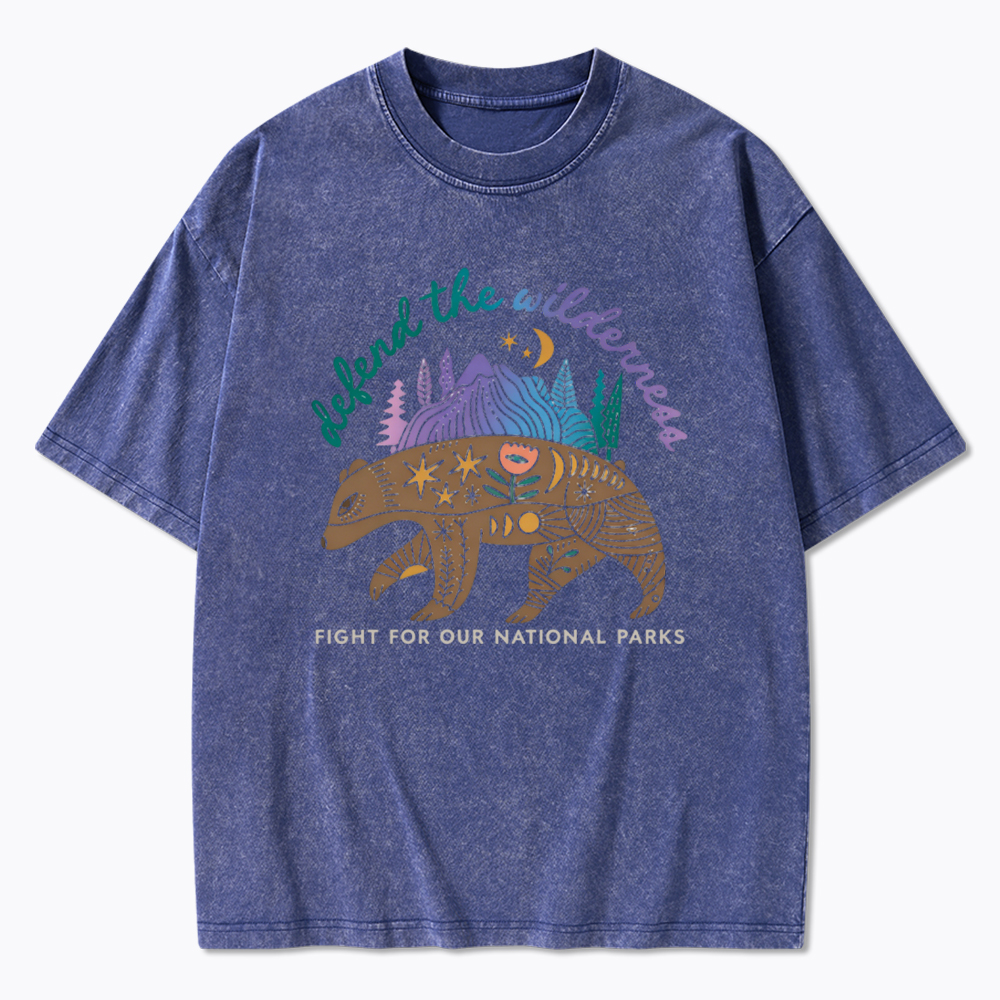 Protect Our National Parks Fight for Our Public Lands Washed T-Shirt