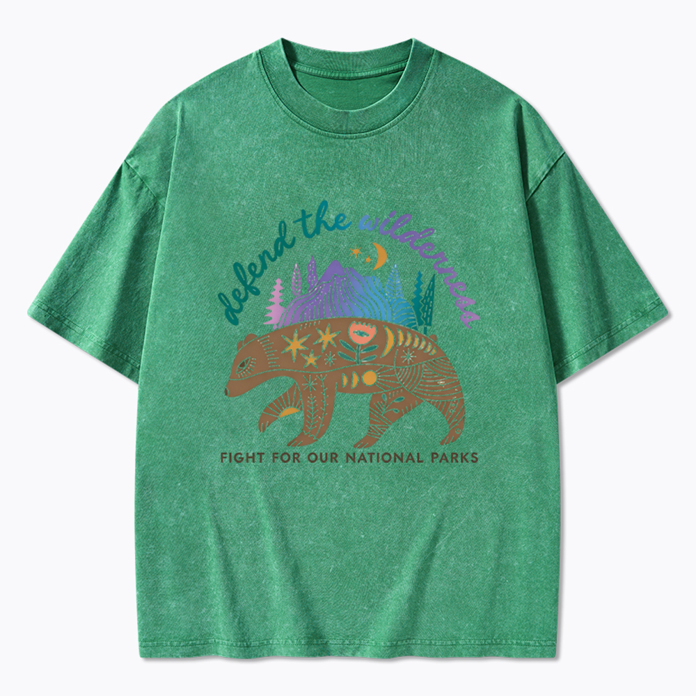 Protect Our National Parks Fight for Our Public Lands Washed T-Shirt