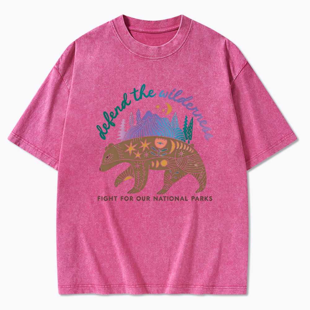 Protect Our National Parks Fight for Our Public Lands Washed T-Shirt