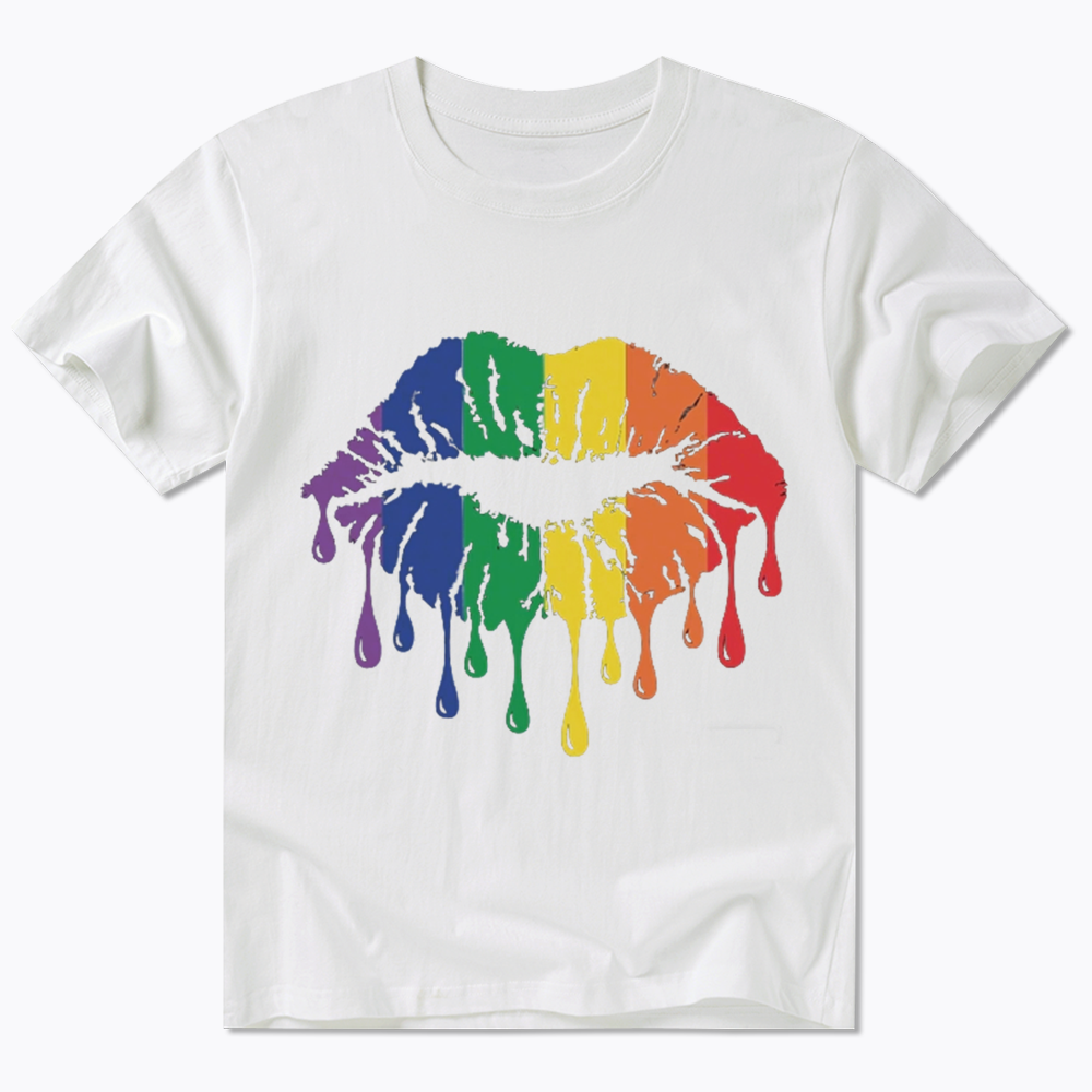 Rainbow Lips Classic T-Shirt