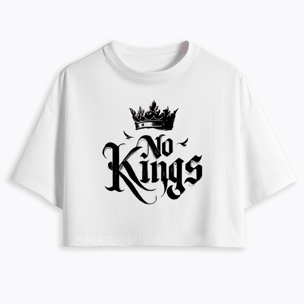No Kings Cropped T-Shirt