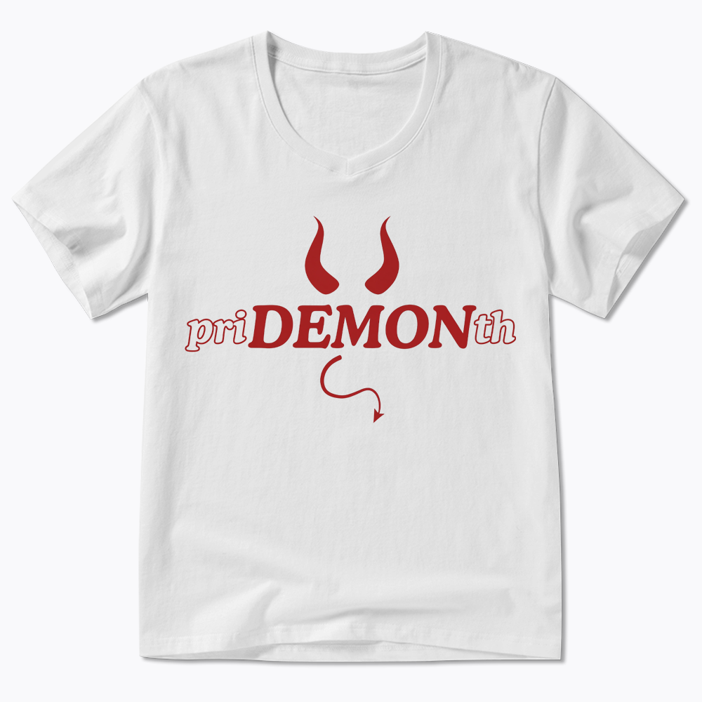 priDEMONth  V-Neck Classic T-Shirt