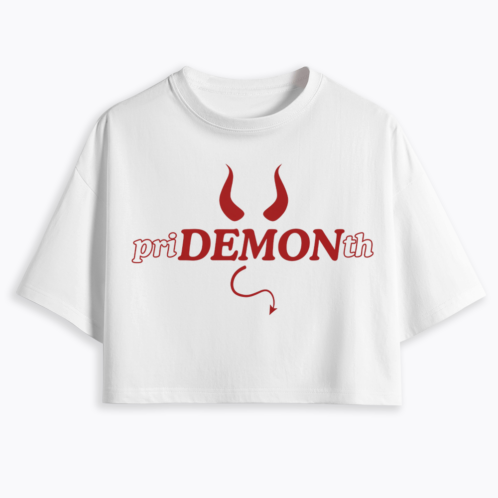 priDEMONth  Cropped T-Shirt