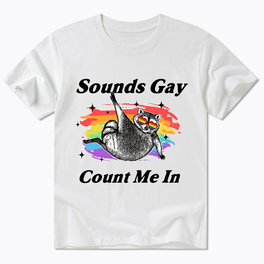 Sounds Gay Raccoon Pride  Classic T-Shirt