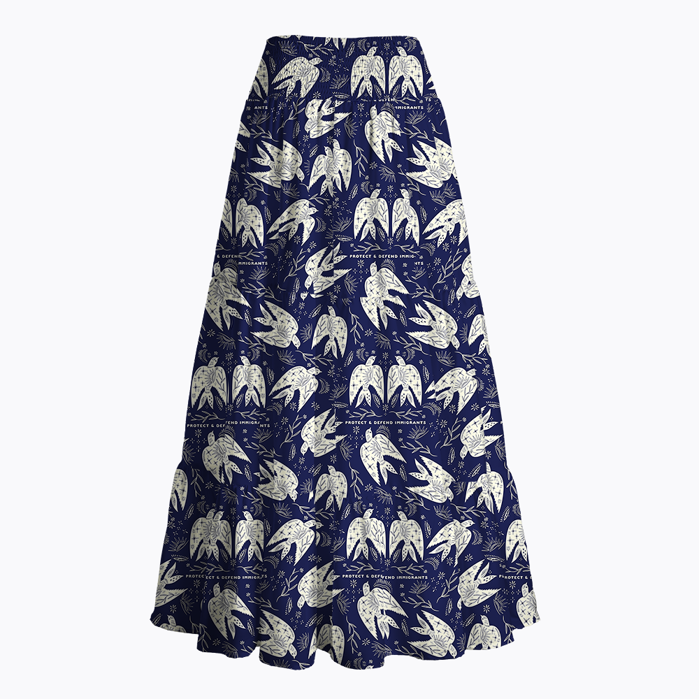 Protect and Defend Immigrants Maxi Skirt