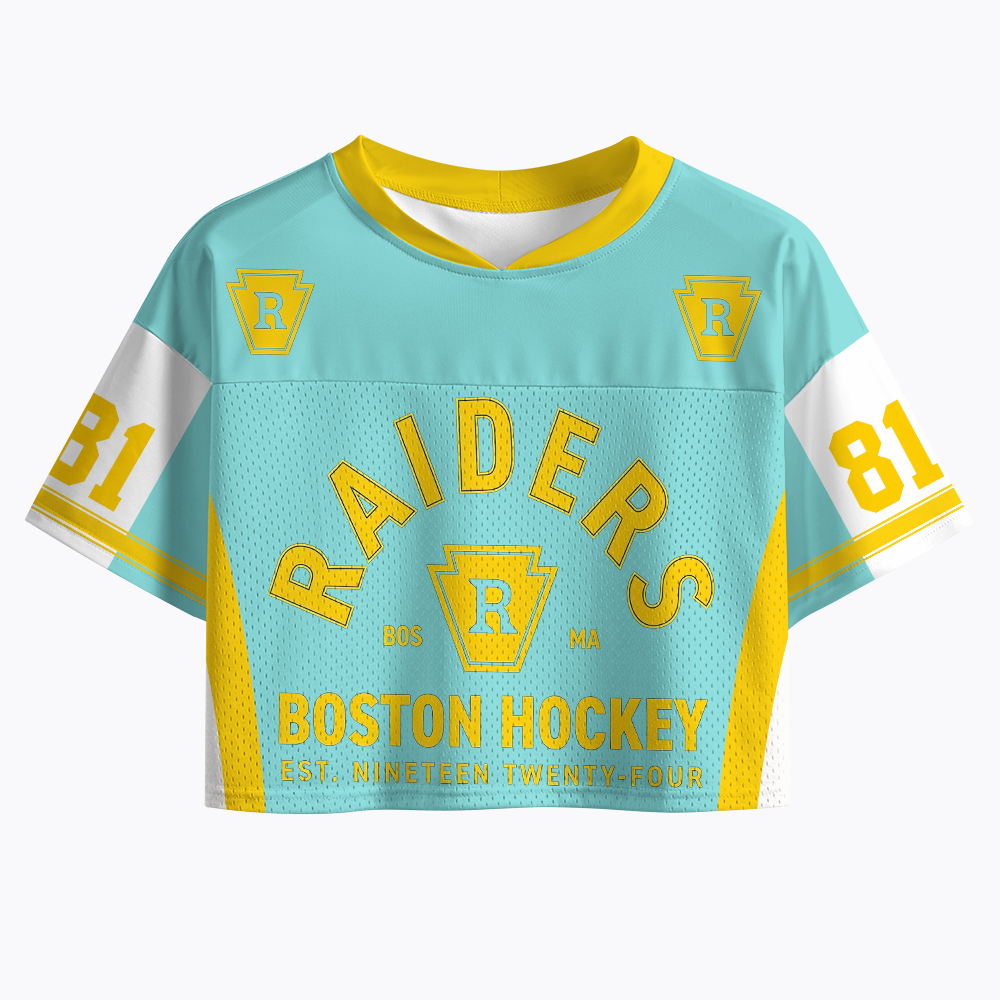 Rozanov 81-Boston Raiders Crop Sports Jersey
