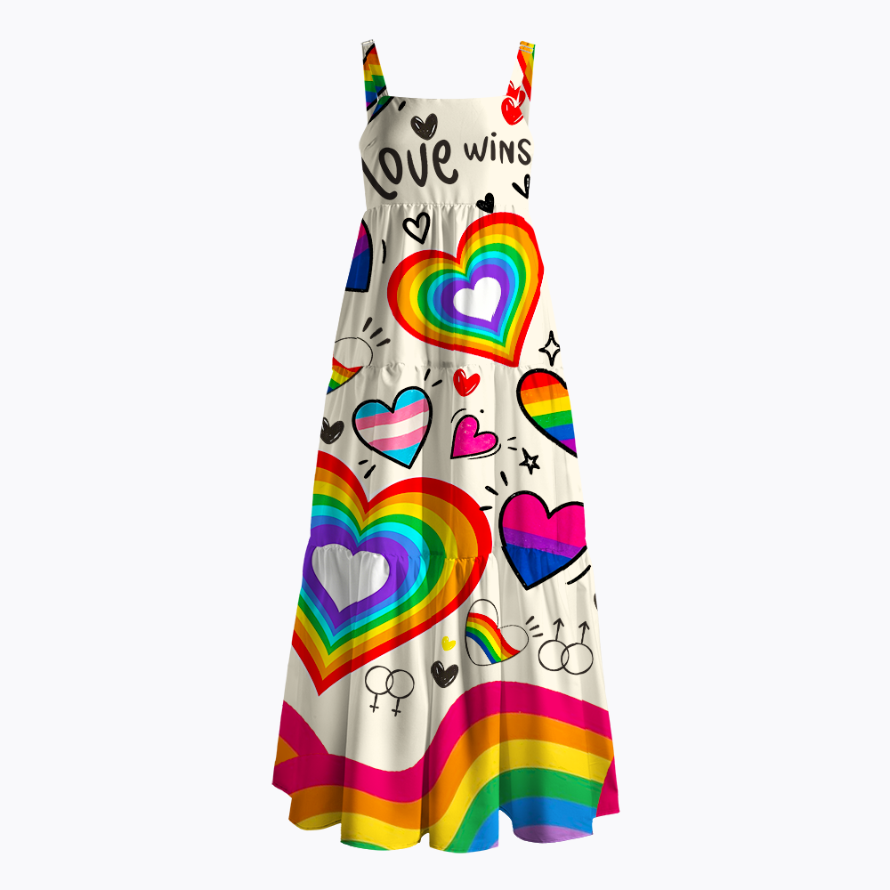 Love Wins Pride Maxi Dress