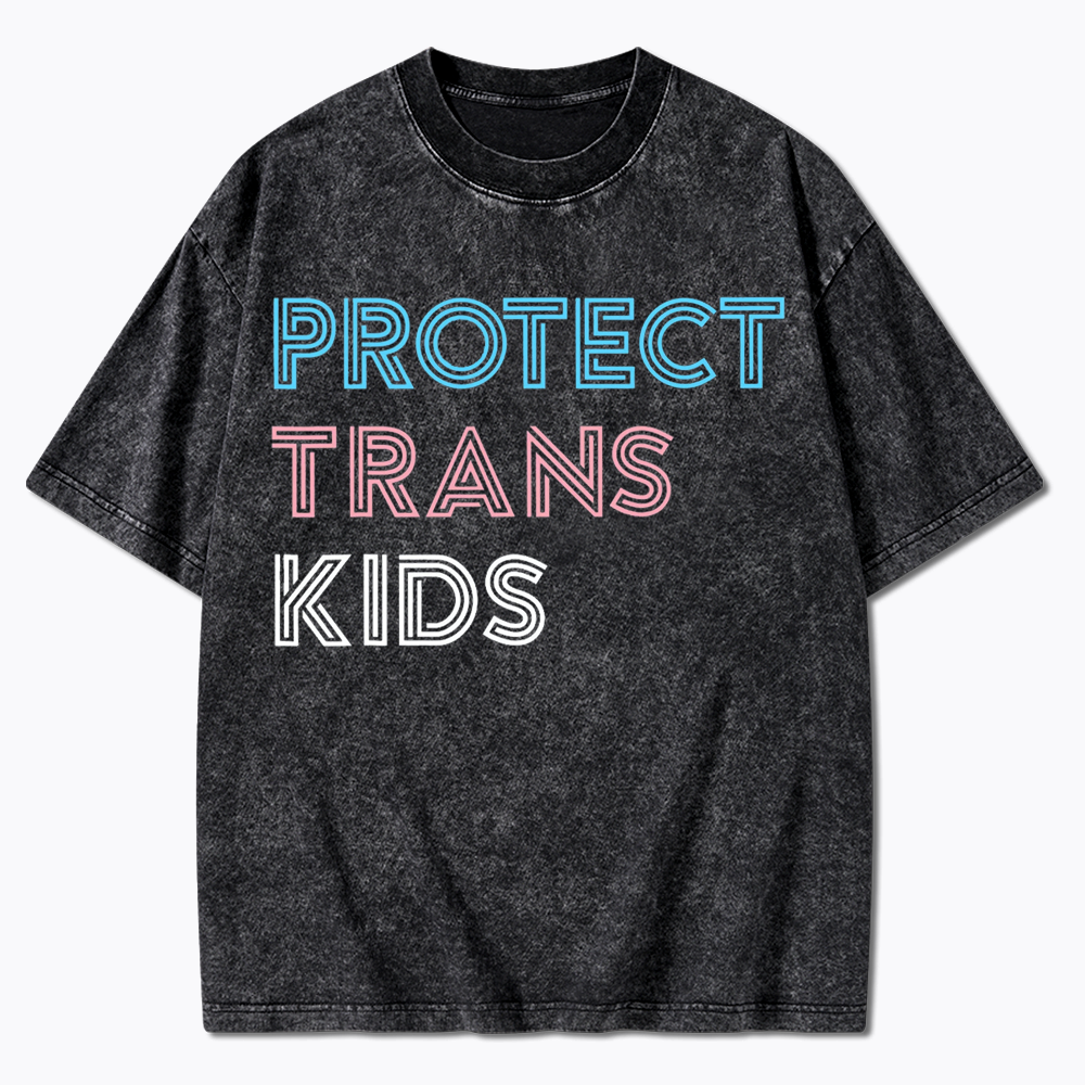 Protect Trans Washed T-Shirts