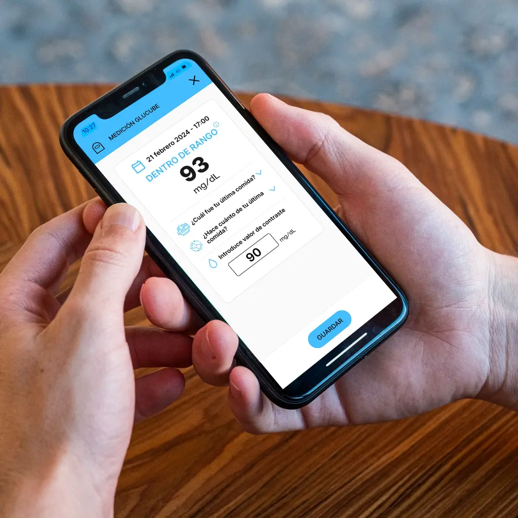GLUCUBE - El glucómetro SIN DOLOR