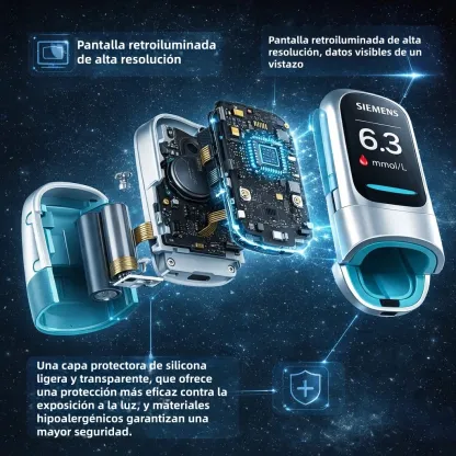 🔥 Glucómetro sin agujas Siemens™ – medición rápida, indolora y control total de glucosa 🔥