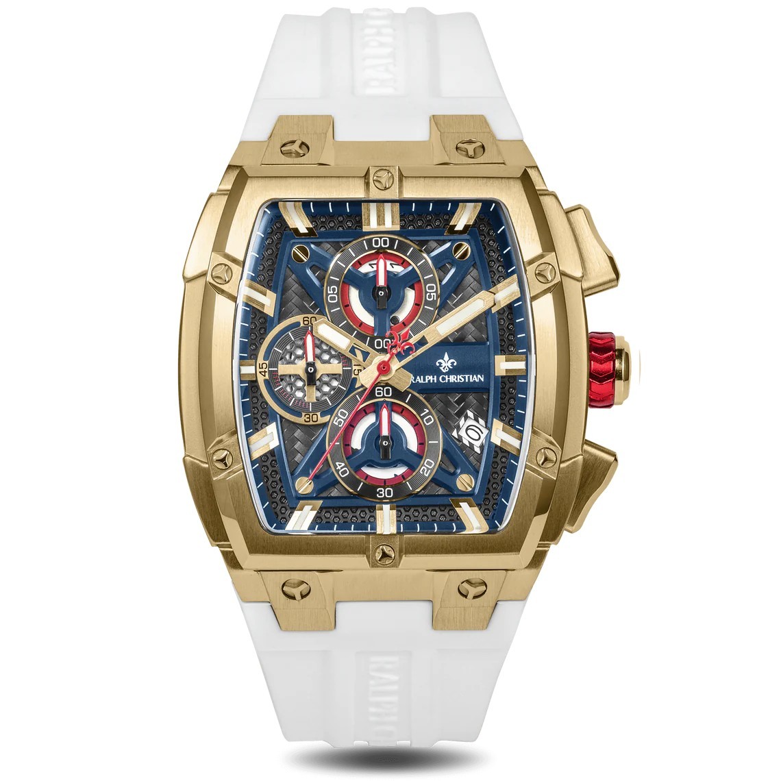 Polaris Chrono – Елегантен мъжки хронограф – Ледено бяло