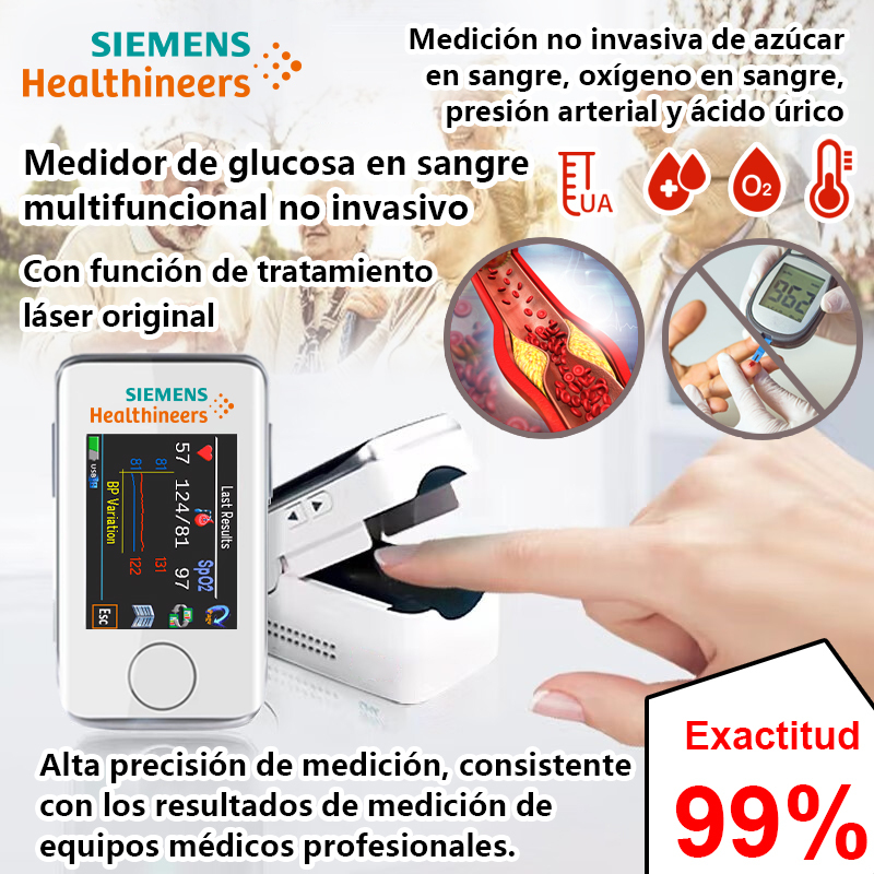 Medidor de glucosa en sangre multifuncional no invasivo Siemens