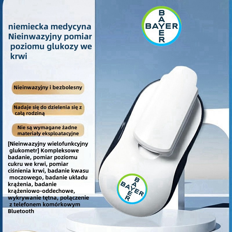 Nowy, precyzyjny, nieinwazyjny glukometr Bayer 2024