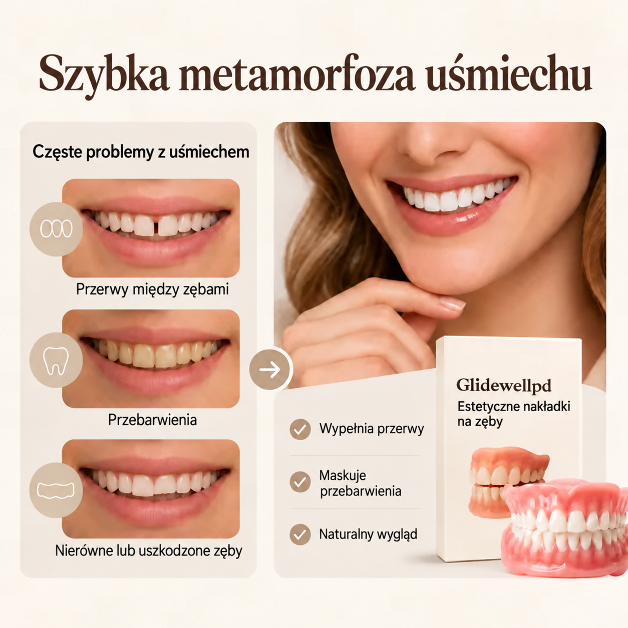 波兰POTPUNA POKRIVENOST ZUBA PREMIUM KVALITETE