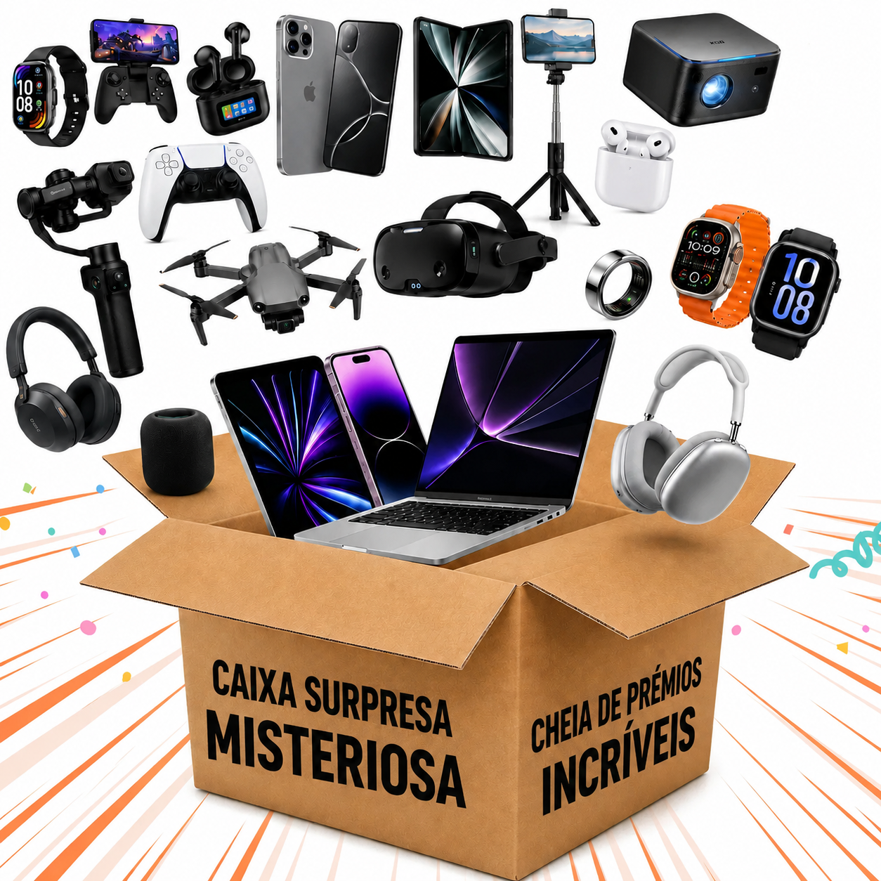 Descubra a alegria da surpresa! Mystery Box premiado – Edição limitada