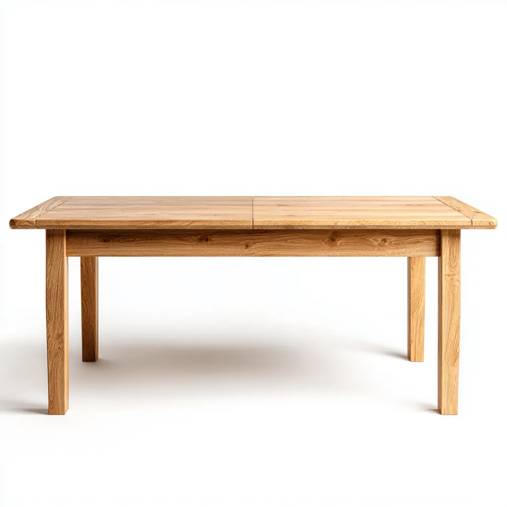 Table à manger chêne massif 180x90x75 cm - Naturel - Design minimaliste-Homevinora