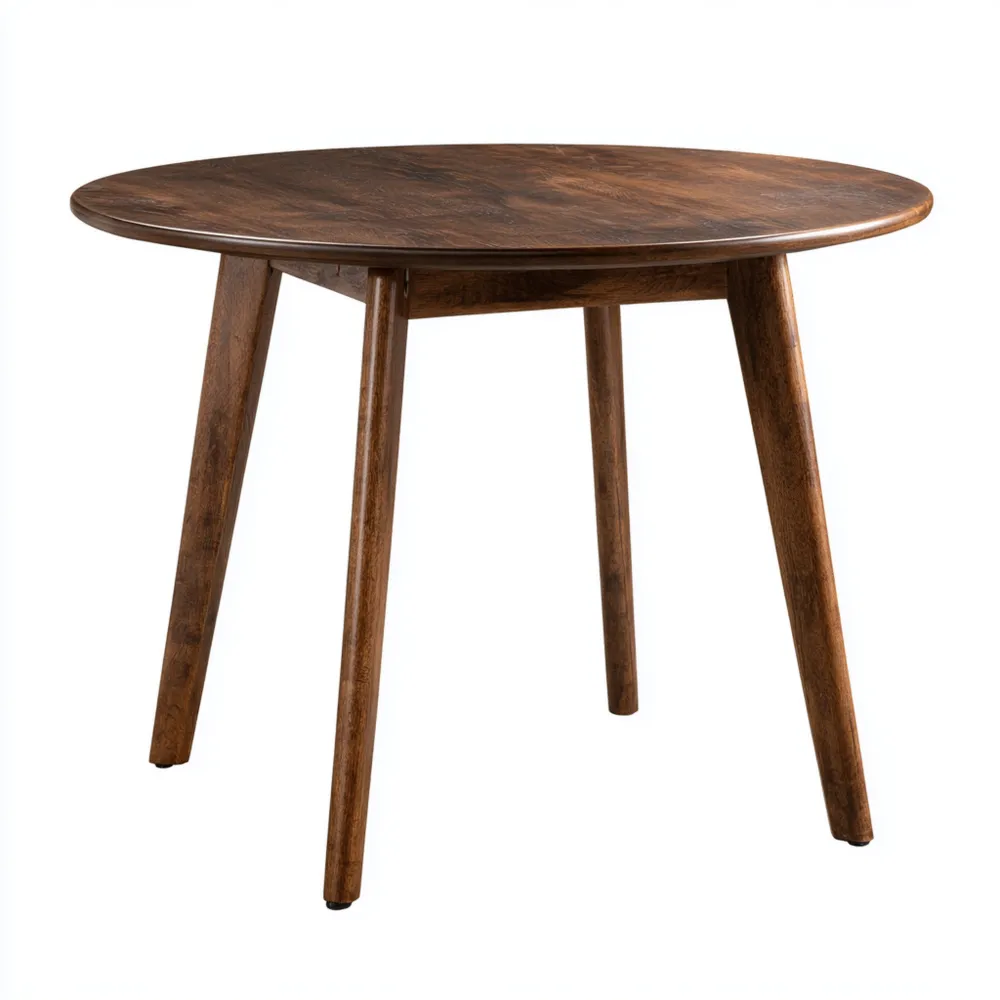 Table à manger en bois - 100x100x75 cm - Marron-Homevinora