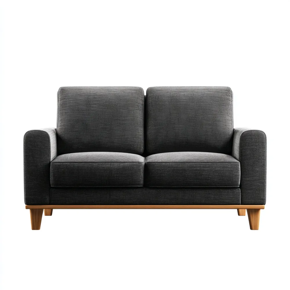 Divano due posti 150x85x90 cm - Colore Grigio Scuro-Livorento