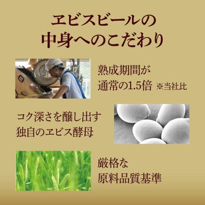 サッポロ エビス 350ml×2ケース/48本 ビール YTR