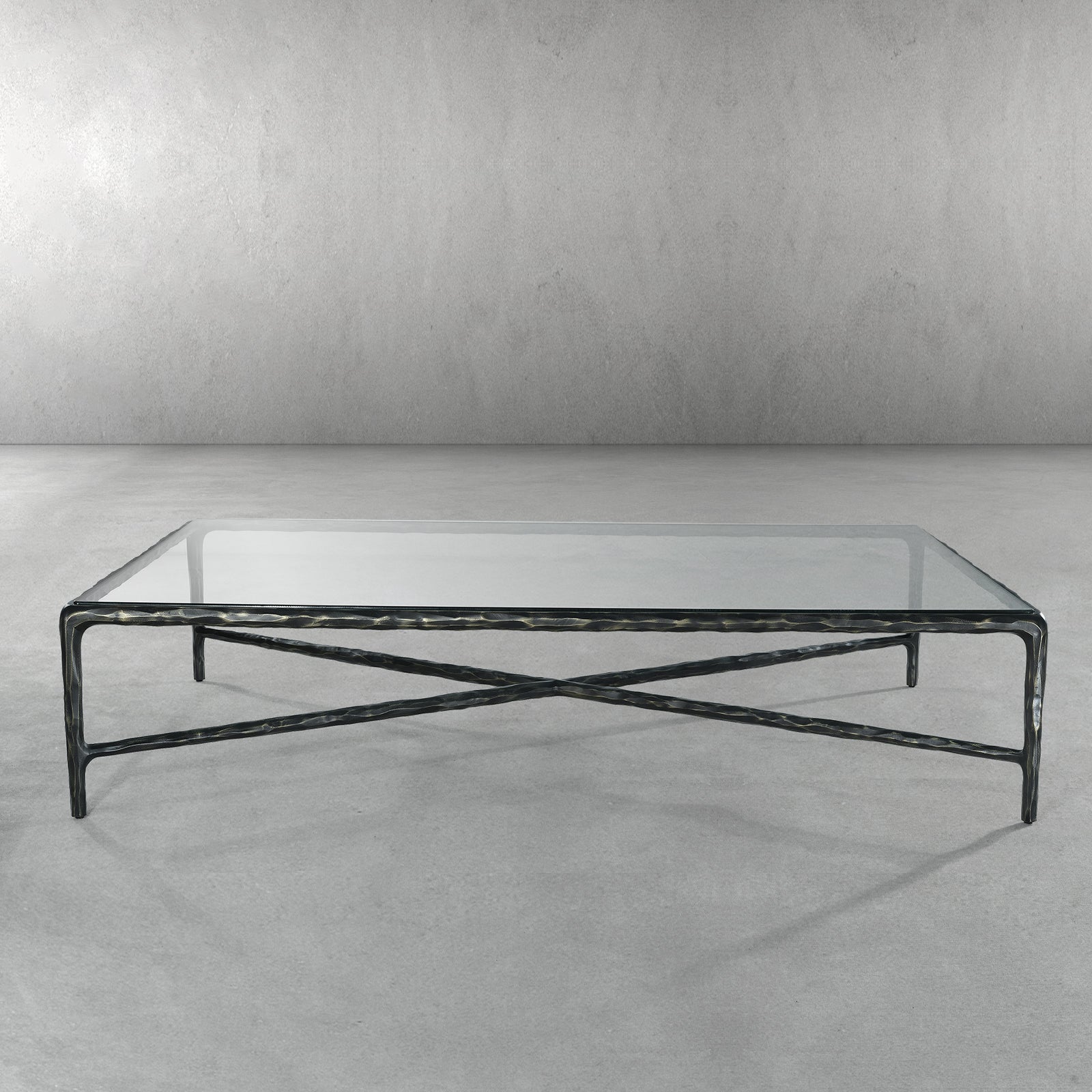 Thalderus Square Glass Coffee Table