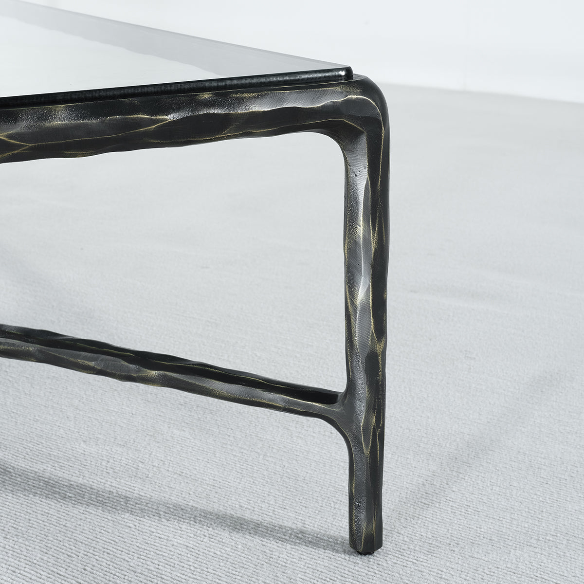 Thalderus Square Glass Coffee Table