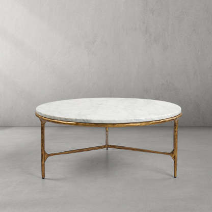 Thalderus Marble Round Coffee Table