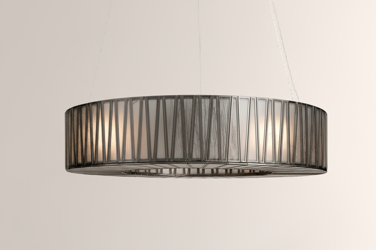 Jeanor Round Chandelier 24"D 42"D -kimoylights