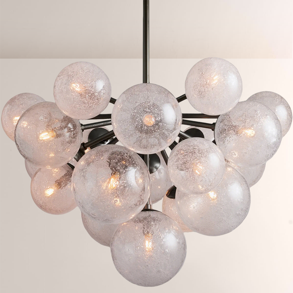 Mandora Glass Chandelier - kimoylights