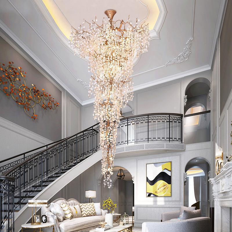 Monroe Two-tier Large Branch Chandelier - thebelacan